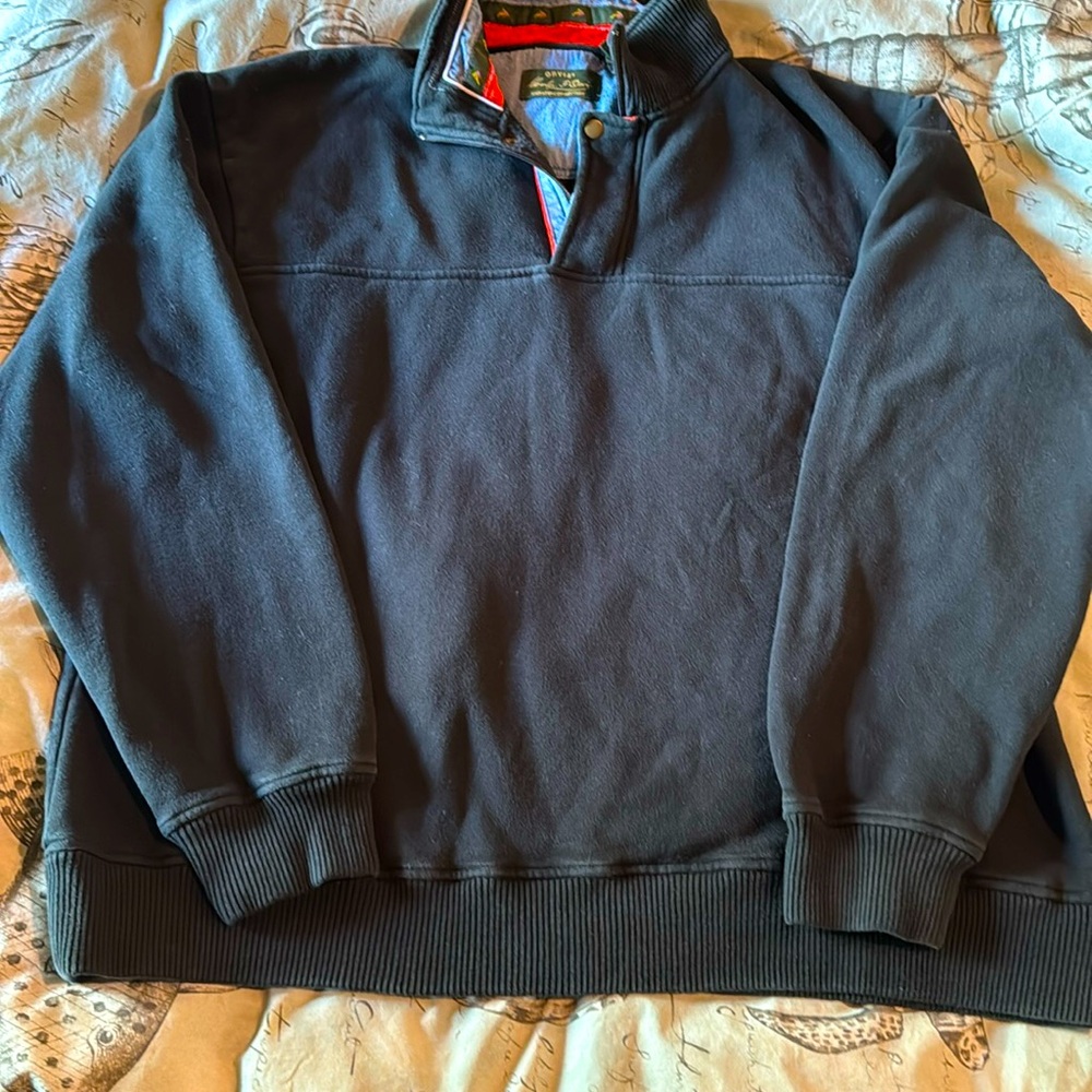Orvis mens zip sweatshirt XL